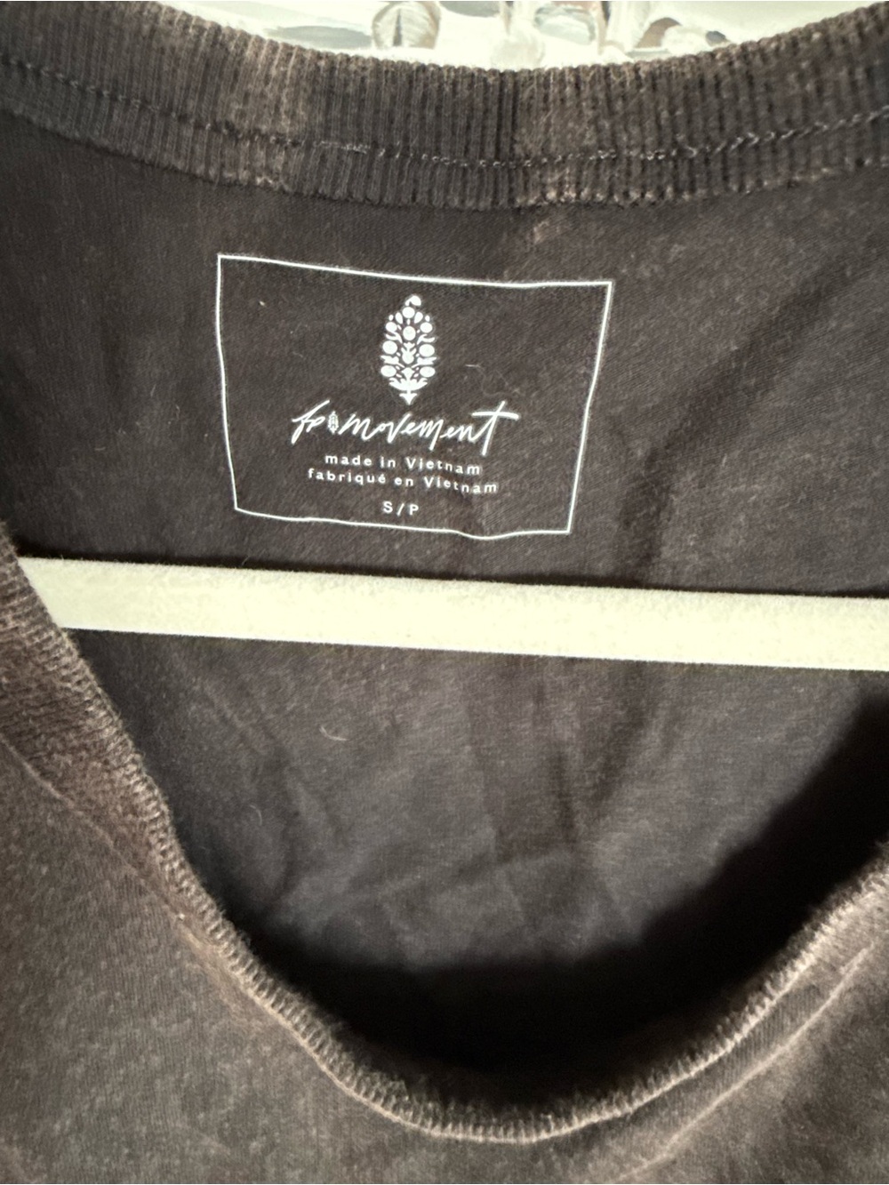Free People Washed Black Cropped Muscle Tank - Picture 2 of 3